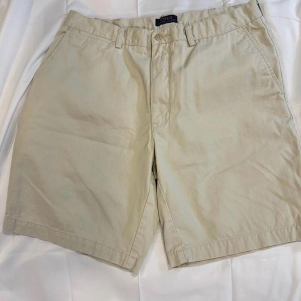 Polo-ralph-lauren Men's Tan and Cream Shorts